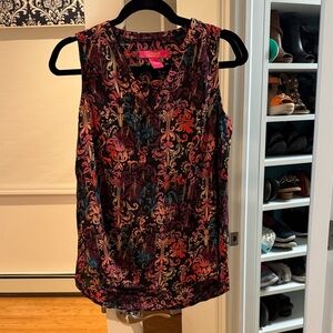 NWT Vibrant Sleeveless Blouse